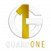 Logo of GuardOne featuring a stylized G and 1 with gold and white color scheme.